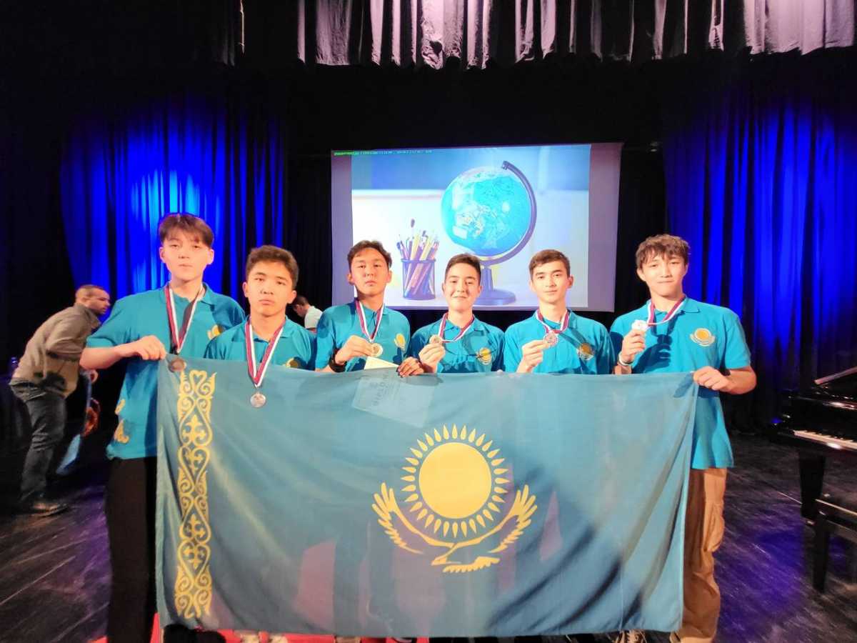 Сборная Казахстана завоевала 6 медалей на Европейской олимпиаде по географии EGeO