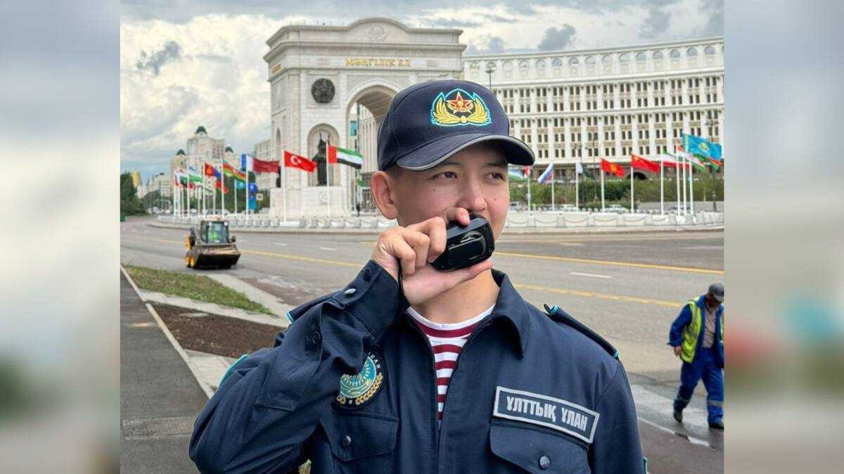 Гвардейцы несут службу в усиленном режиме в Астане