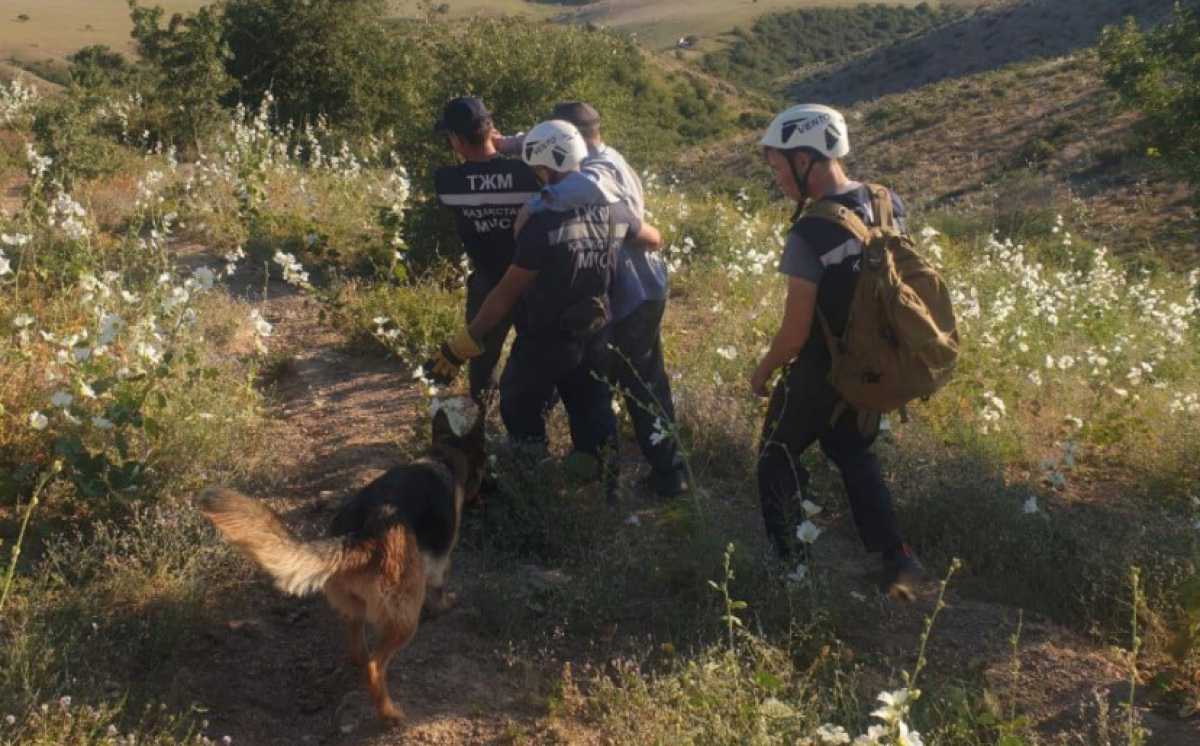 Дедушку спасли в Туркестанской области