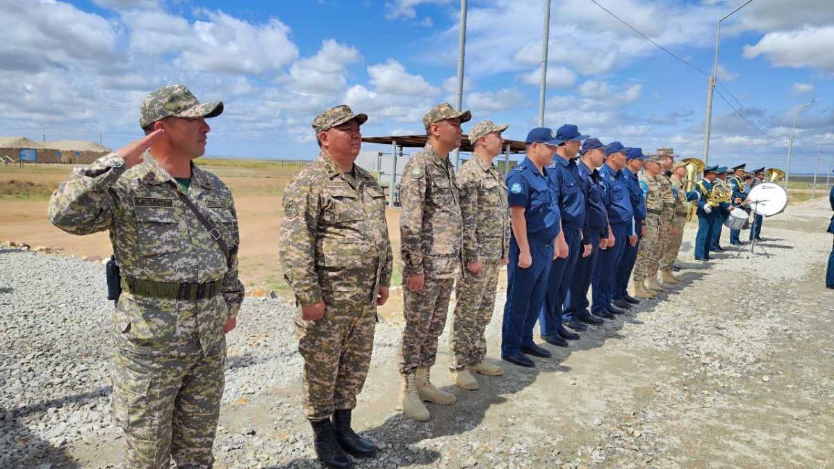 В Абайской области начались воинские сборы с резервистами