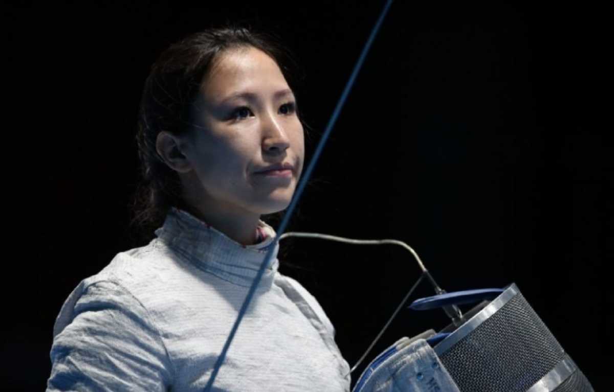 Фехтовальщица Айгерим Сарыбай пробилась в 1/16 финала Олимпийских игр