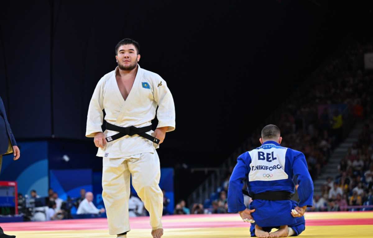 Дзюдоист Нурлыхан Шархан выиграл первую схватку на Олимпийских играх