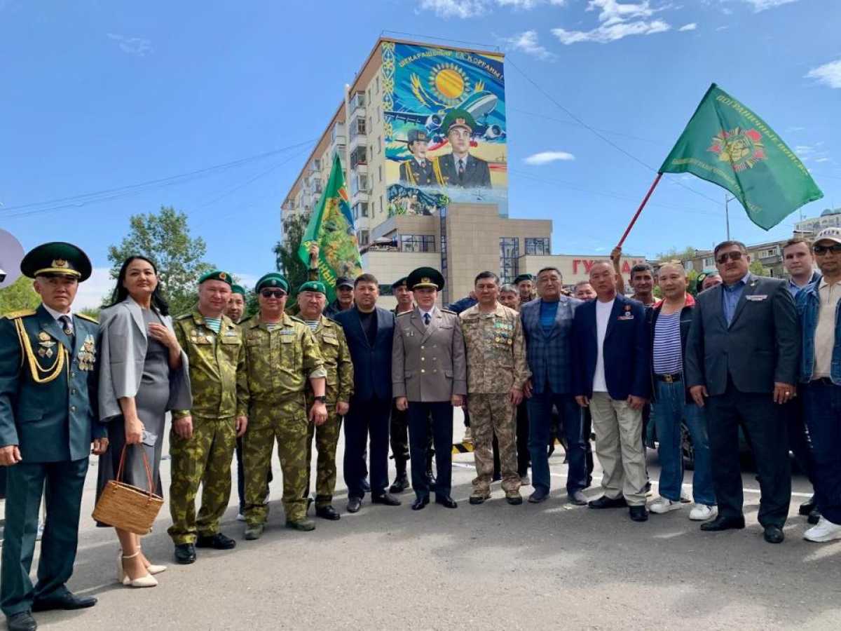 Мурал, посвященный пограничникам, открыли в Астане