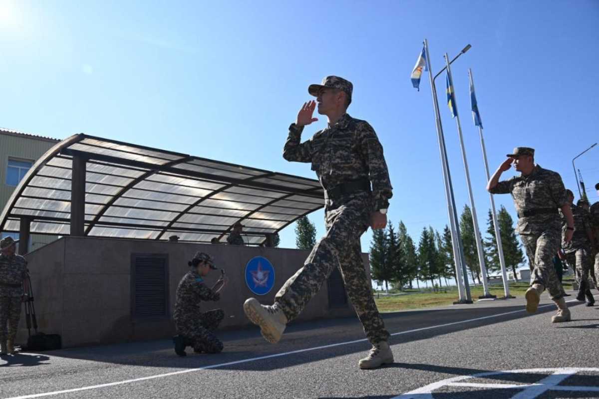 В Астане завершились плановые воинские сборы с военнообязанными