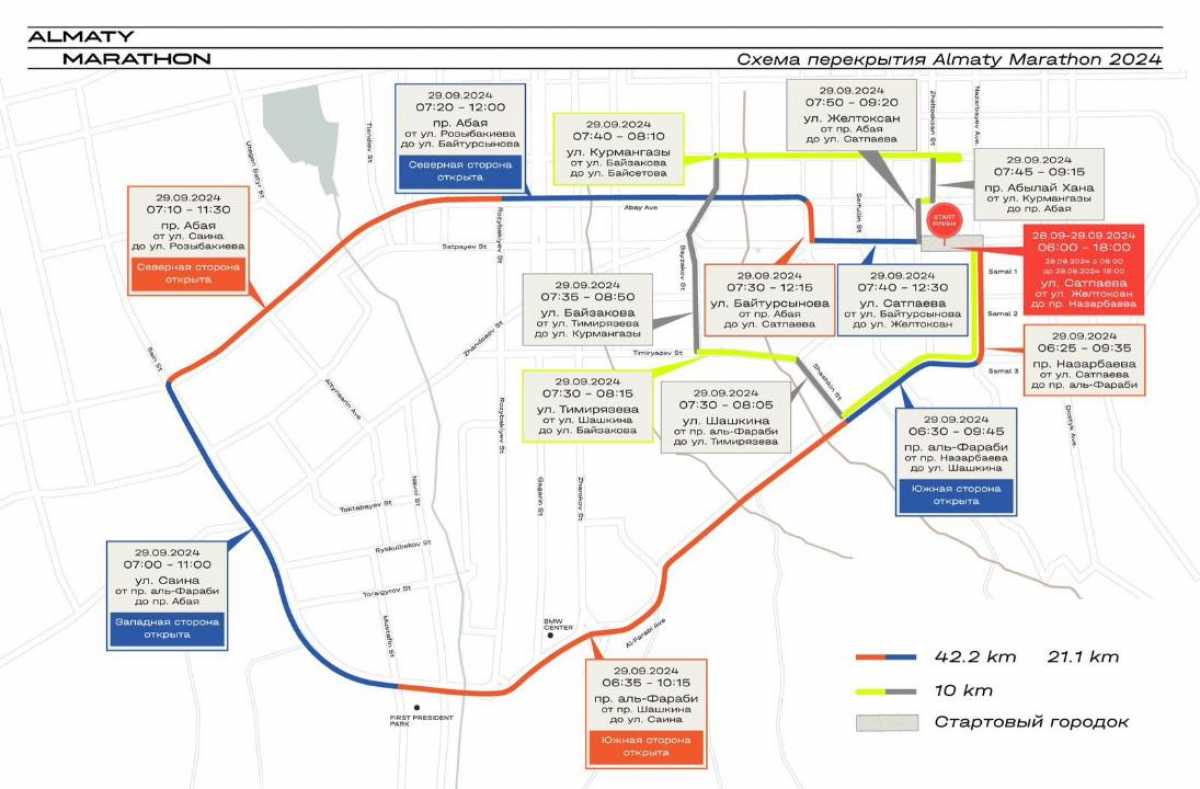 В Алматы на период проведения Almaty Marathon изменятся схемы движения общественного транспорта