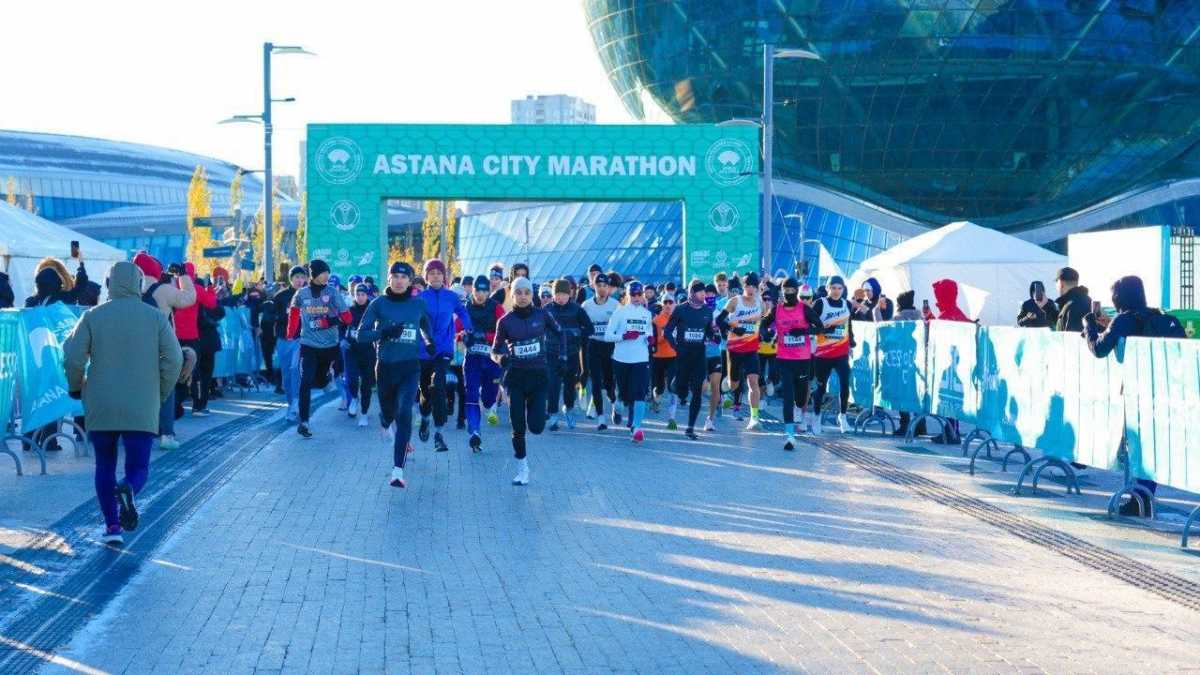 Более 2 тысяч человек приняли участие в Astana City Marathon