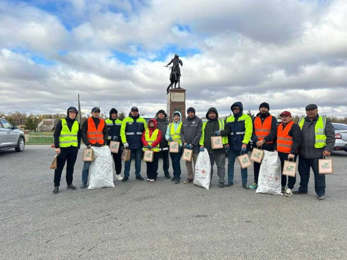 Дорожники принимают активное участие в республиканской экологической акции «Таза Қазақстан»