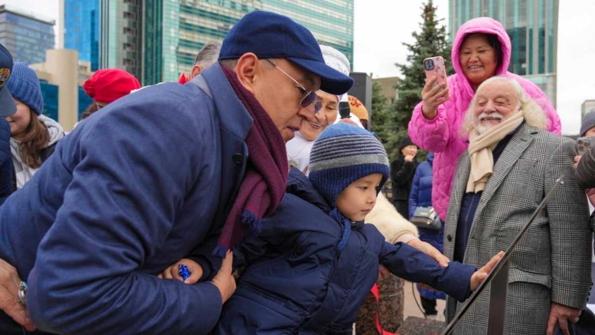 Уникальный арт-объект открыли в Астане