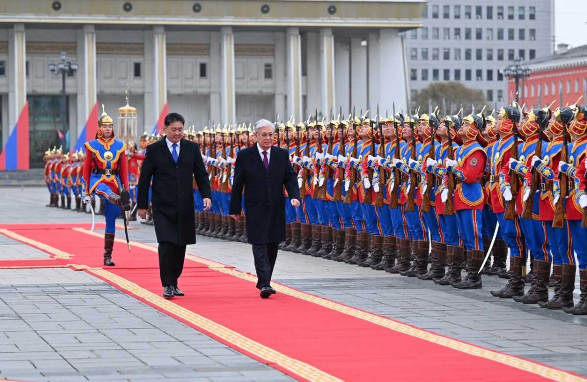 Как Токаева встретили в Монголии - фото