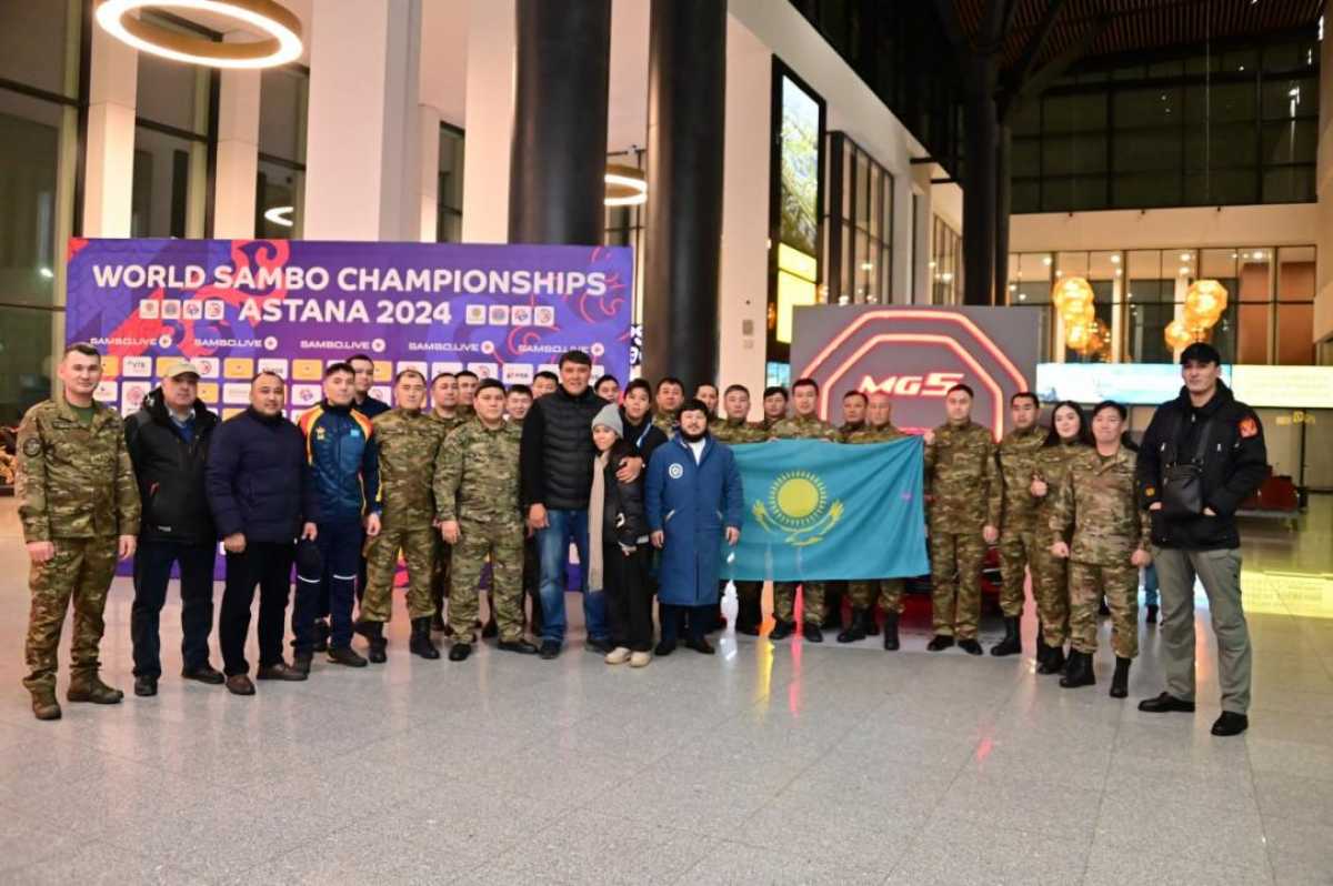 В Астане встретили серебряного призера чемпионата мира по дзюдо среди мастеров