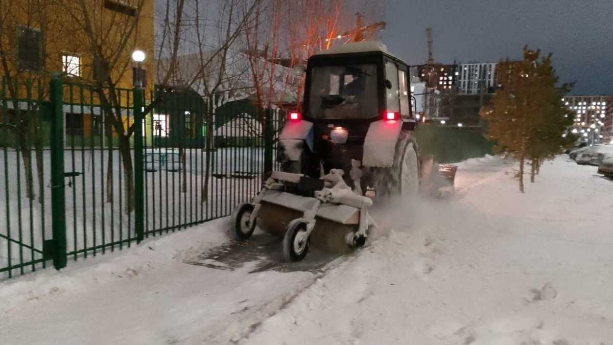 Свыше 28 тысяч кубометров снега вывезли из столицы за день