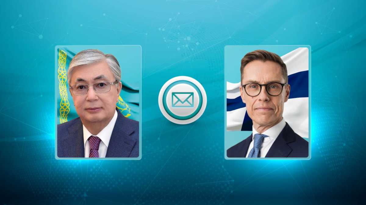 Токаев поздравил президента Финляндии