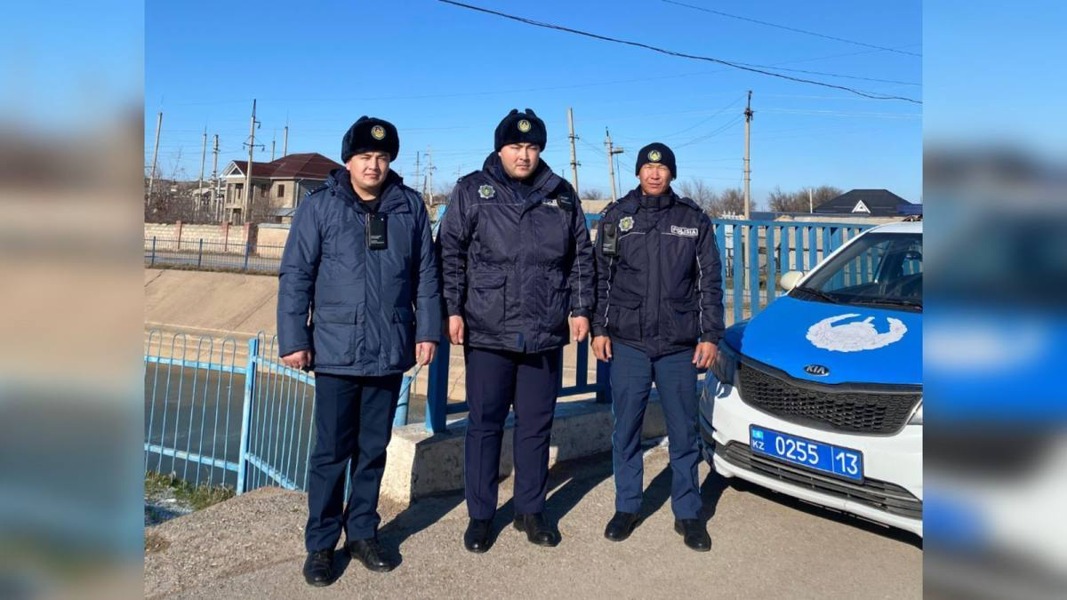 Полицейские предотвратили трагедию в Туркестанской области