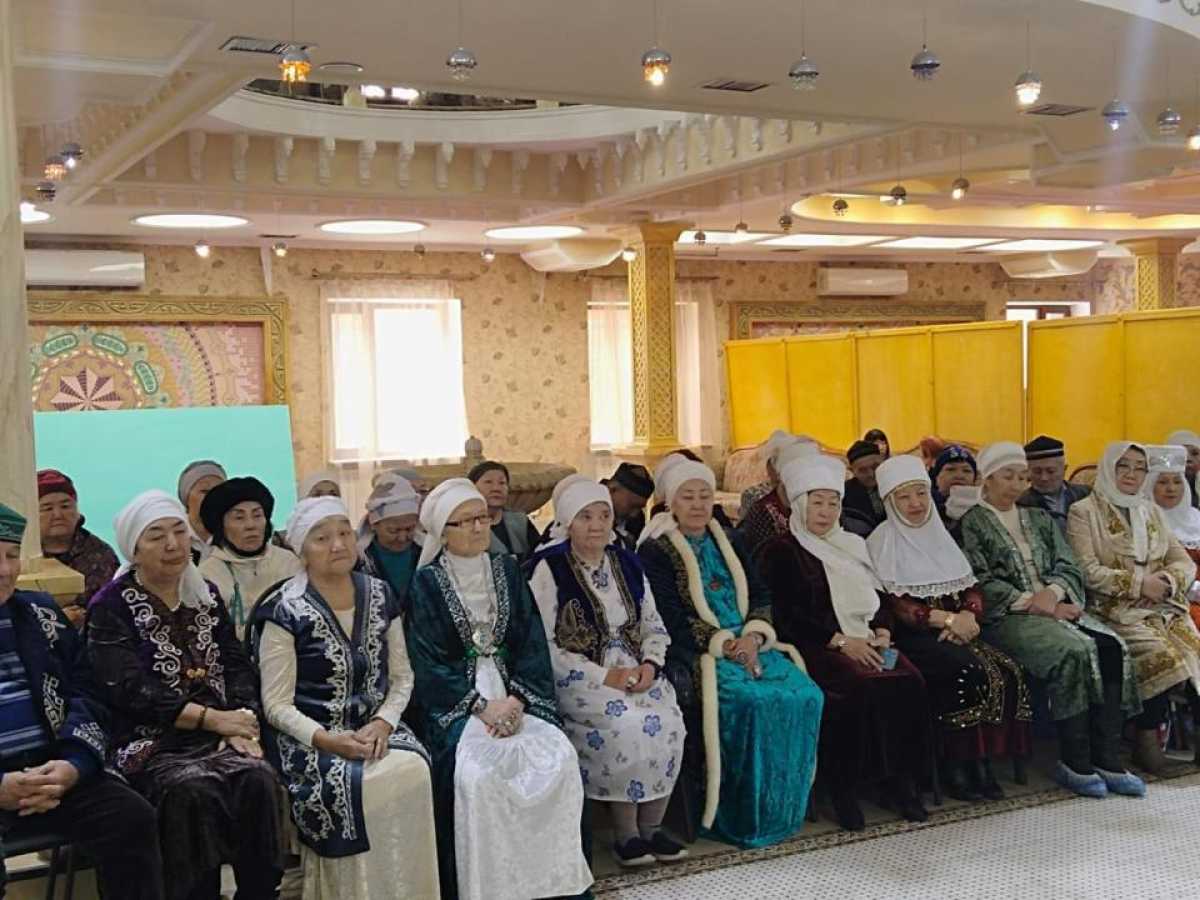 В Астане с участием пенсионеров прошла акция «Духовность. Добродетель. Культура»