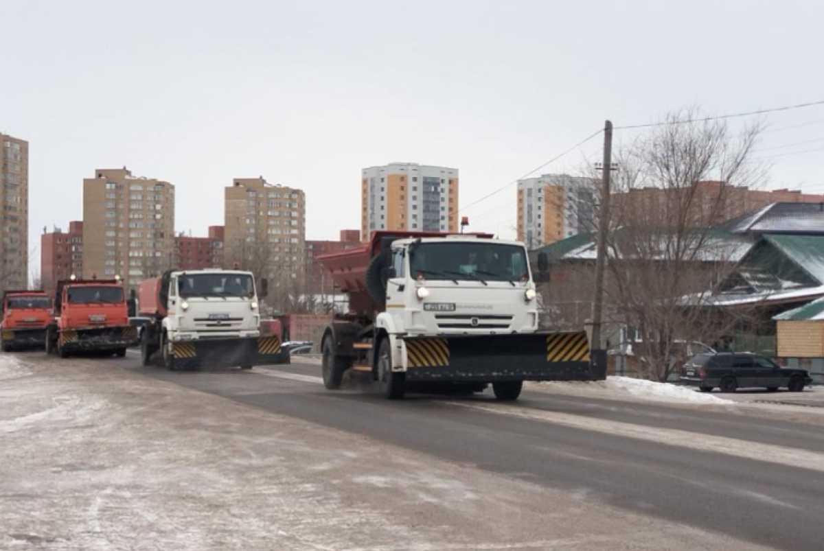 Почти миллион кубометров снега вывезли из Астаны с начала зимнего периода