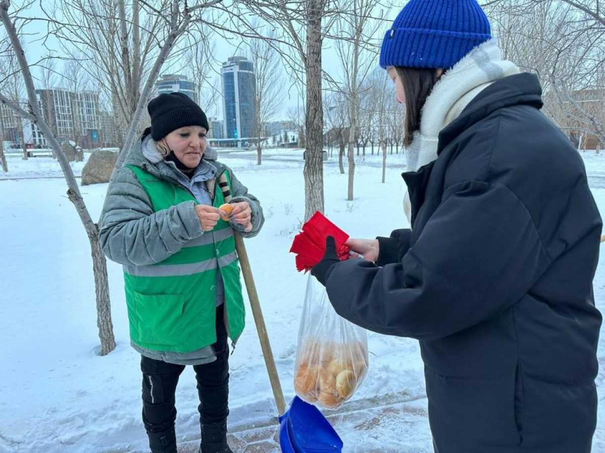 Новый челлендж в знак благодарности коммунальщикам запустили в Астане