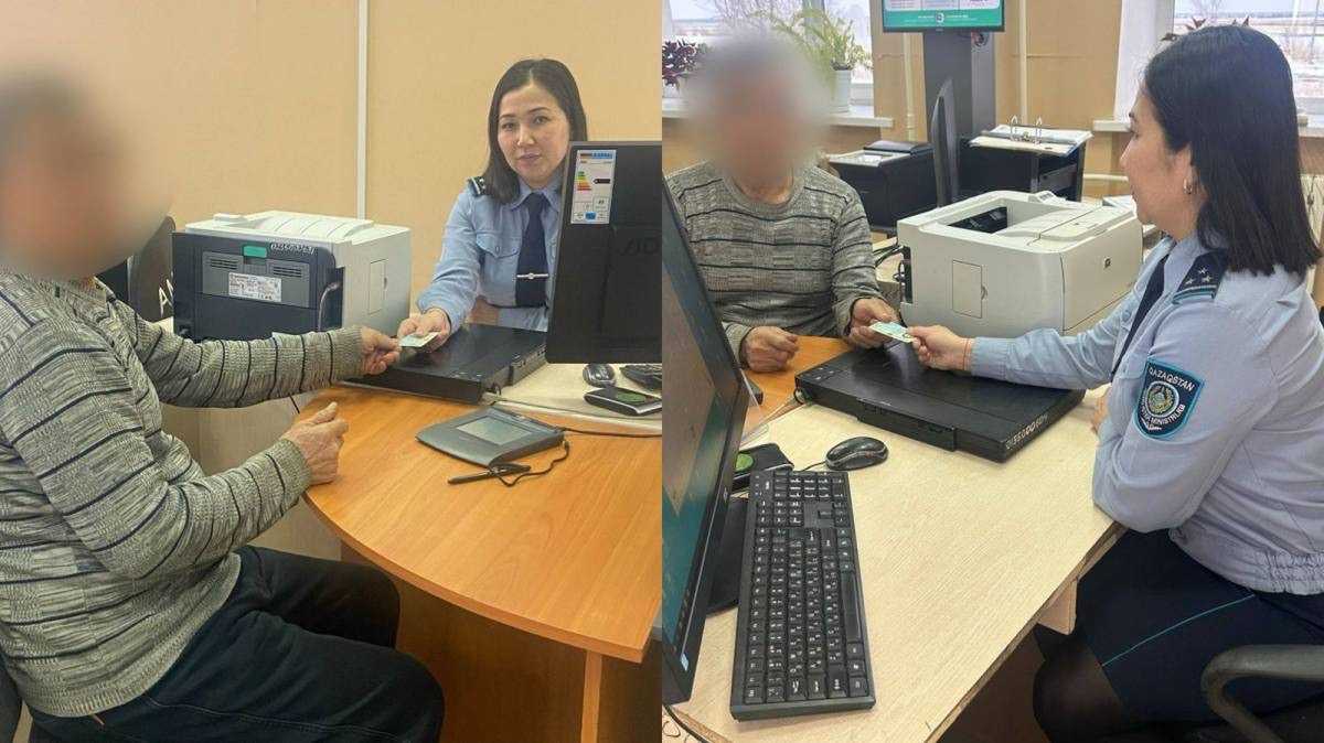 54-летний мужчина из Абайской области впервые получил удостоверение личности