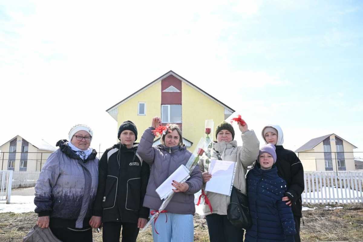 Долгожданное жилье получили 23 многодетные семьи в Талдыкоргане