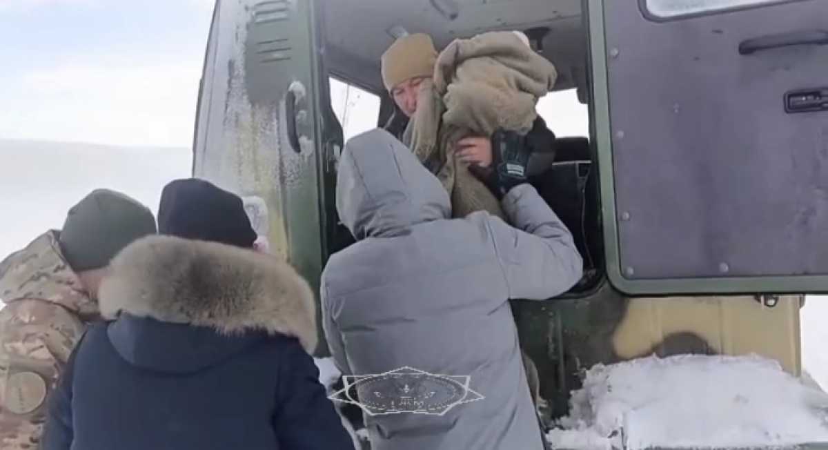 11 детей эвакуировали из снежного заноса в четырёх регионах Казахстана