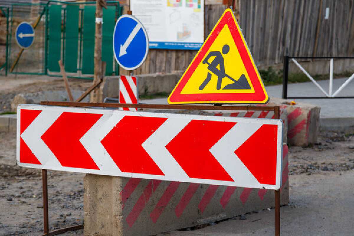 В Алматы временно перекроют участок улицы Курмангазы