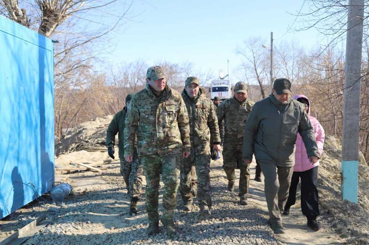 Глава МЧС ознакомился с противопаводковыми мерами в СКО