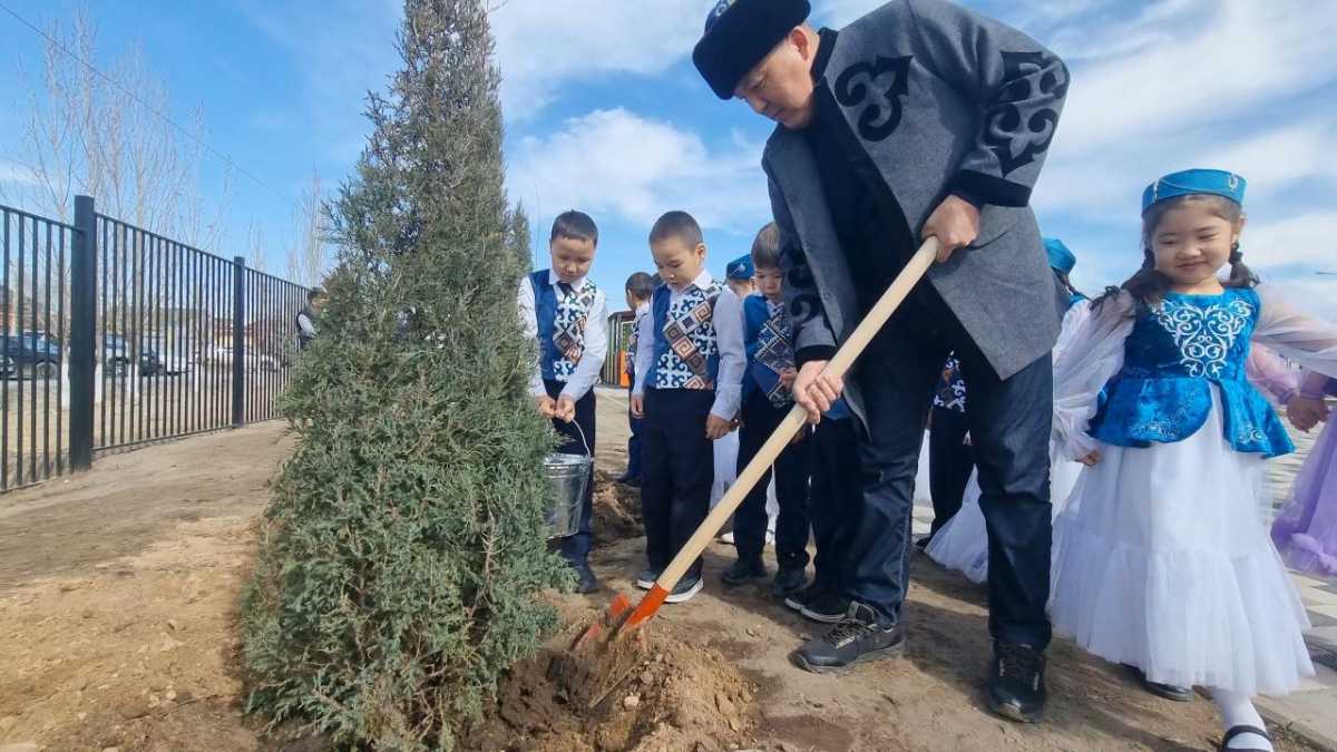 В области Жетісу в честь начала Наурыза высажено свыше 3 тысяч деревьев