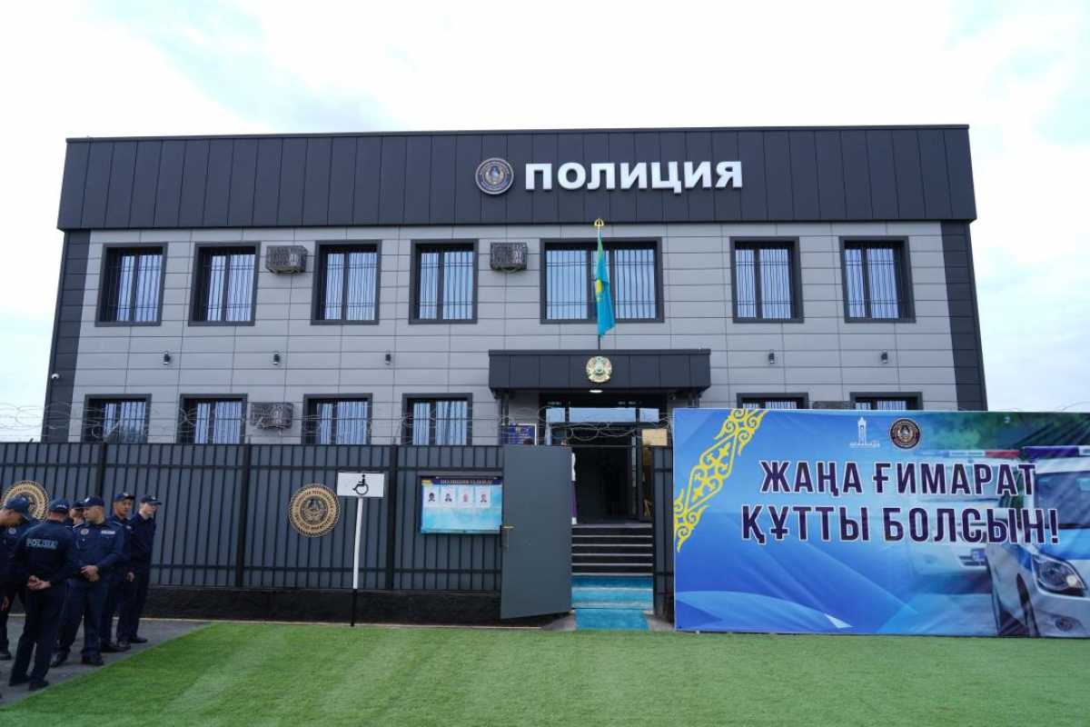 Закон и порядок: поселковый пункт полиции открыт в Туркестанской области