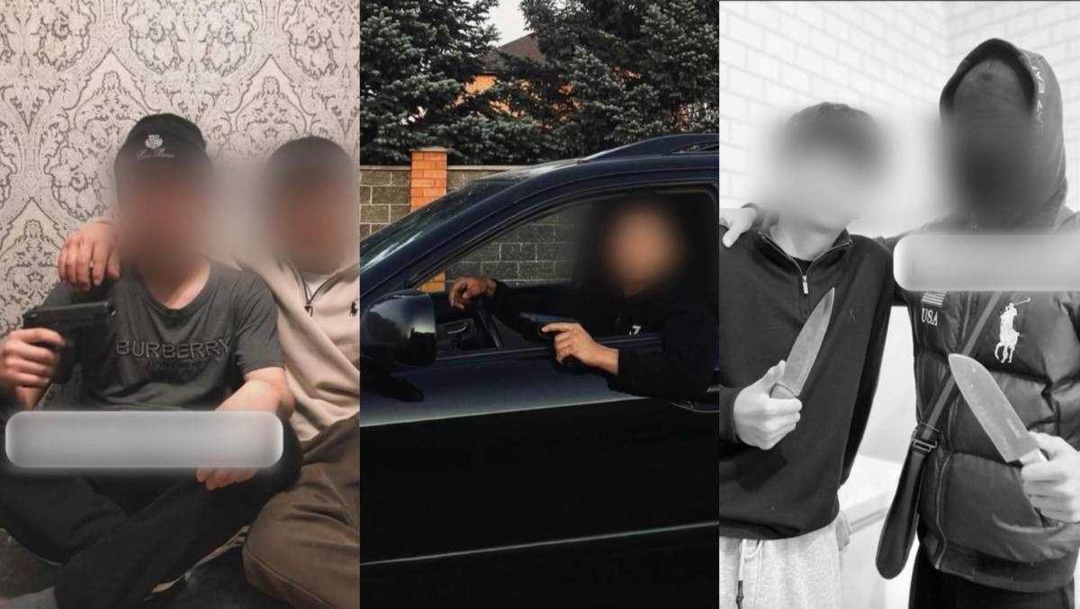 Подростки выложили «вооружённые» фото в TikTok и попали в полицию в Актюбинской области