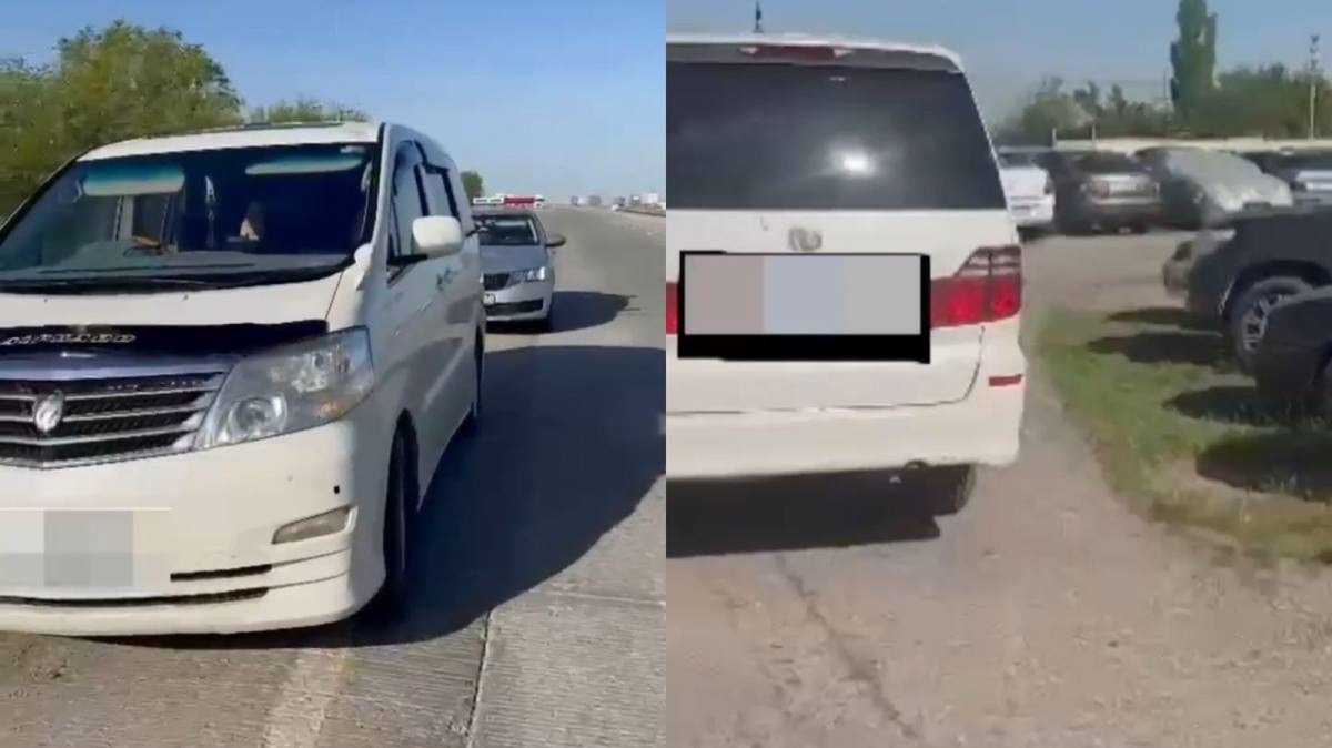 Водителя арестовали за поддельный номер в Жамбылской области