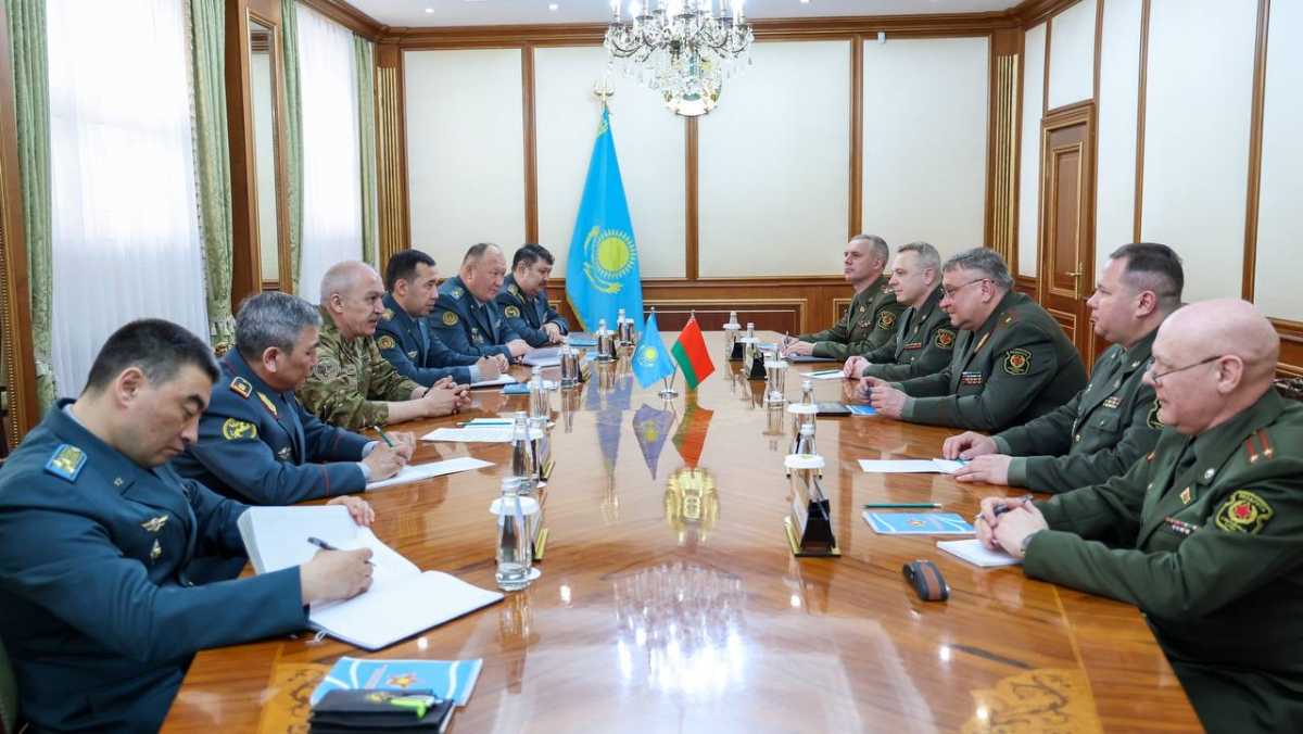 Казахстан и Беларусь наращивают двустороннее военное сотрудничество