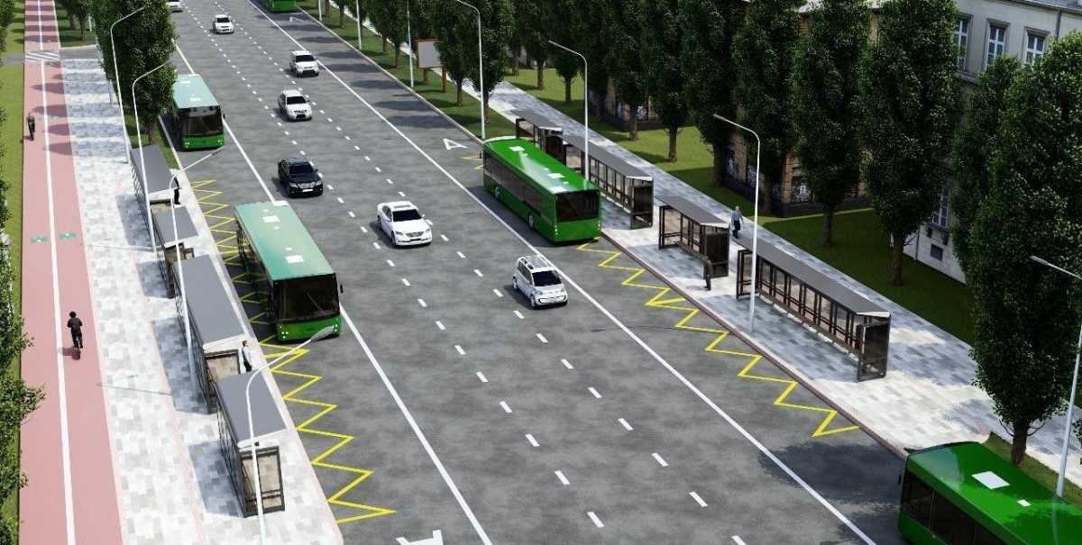 В Алматы стартует строительство линии BRT по улице Желтоксан