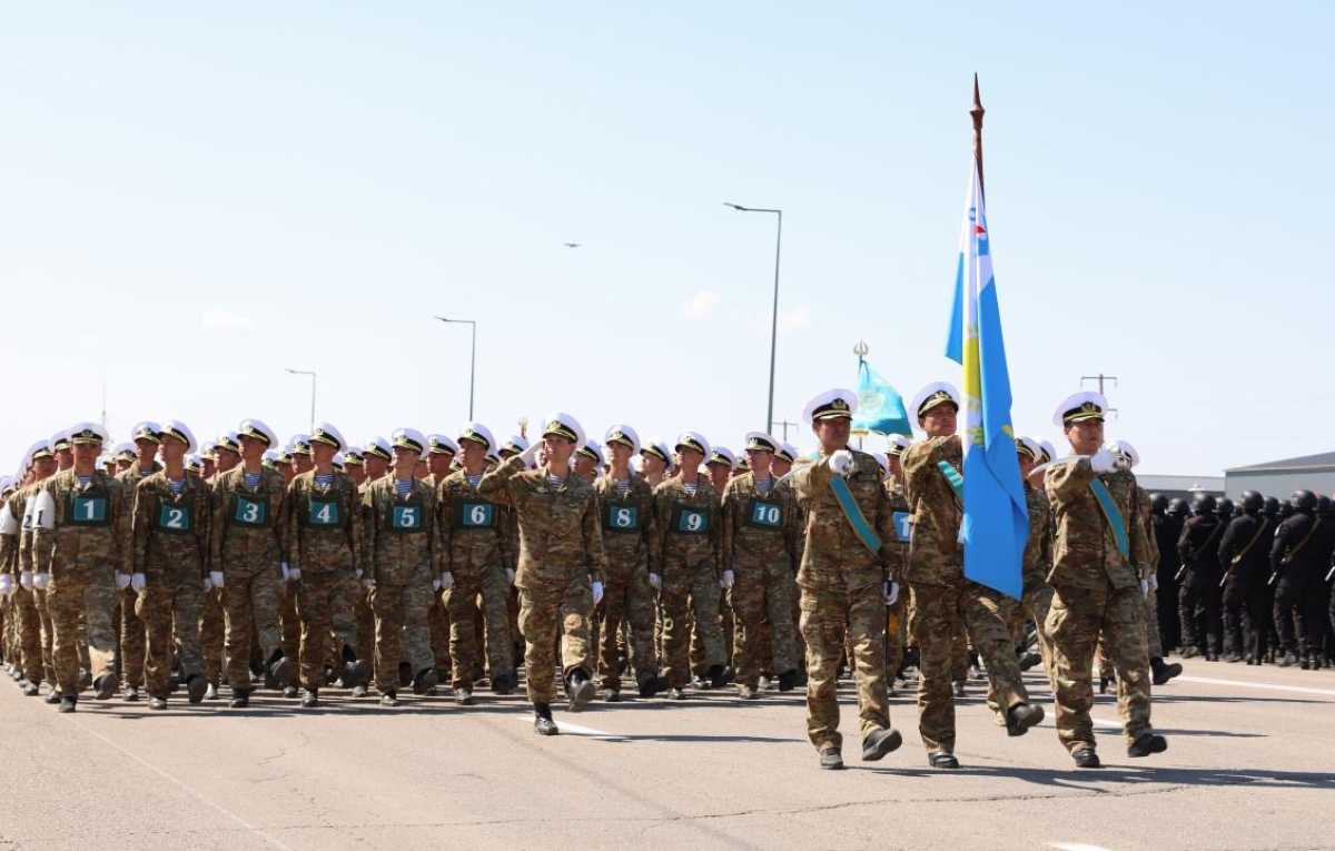 Как готовятся к военному параду в Астане, показали в Минобороны