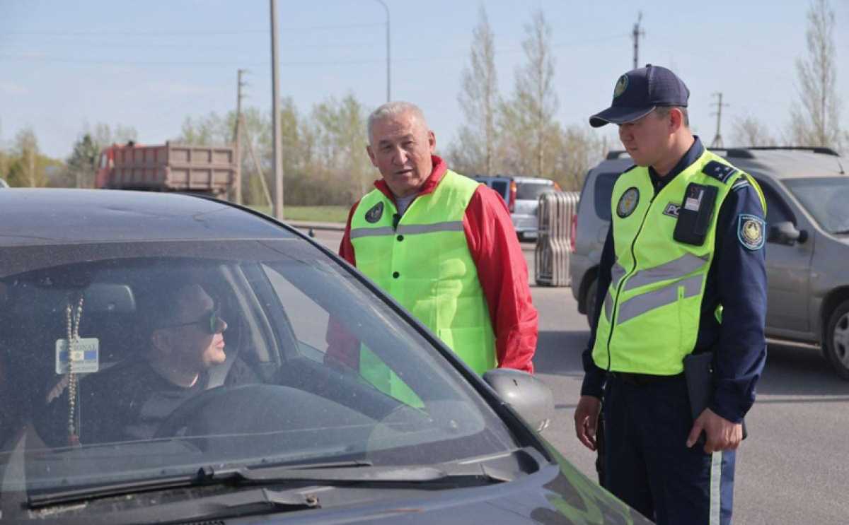 Ветераны дорожной полиции обратились к казахстанцам