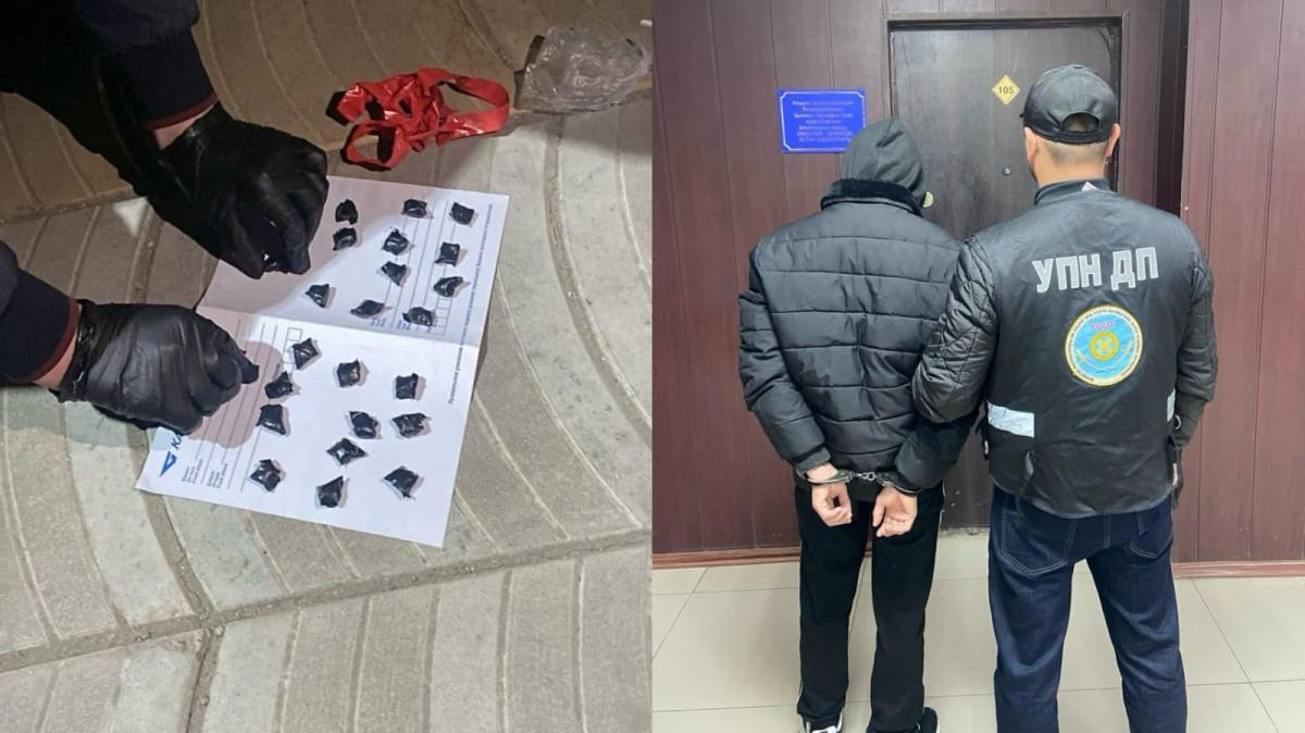 17-летнего наркокурьера задержали в Атырауской области