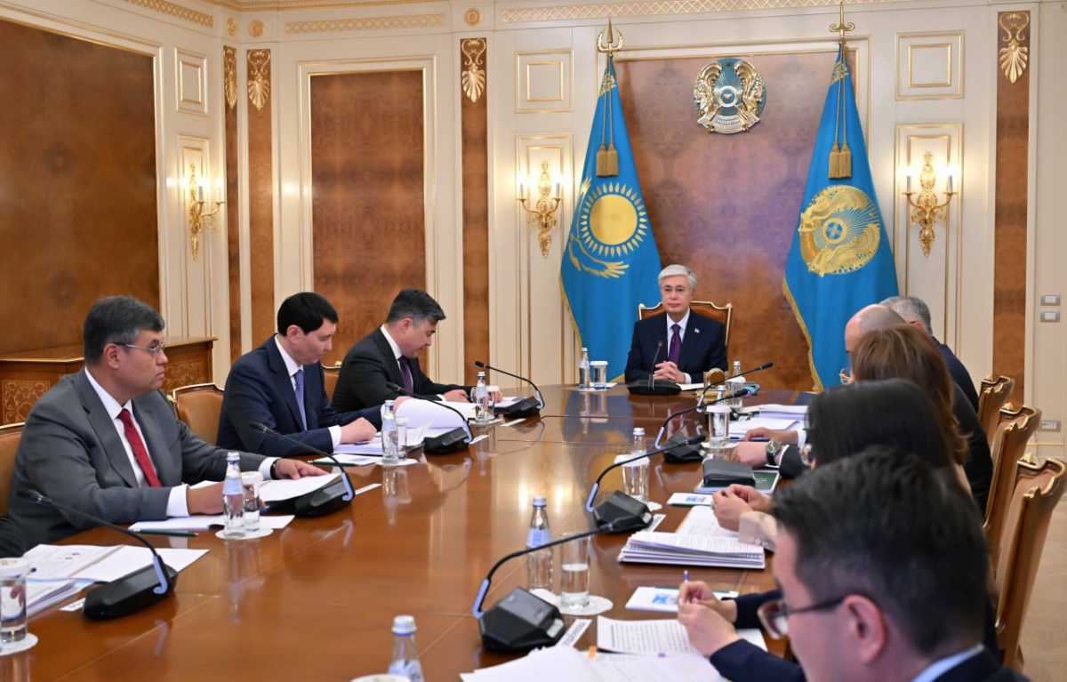 Токаев принял годовой отчёт Нацбанка РК
