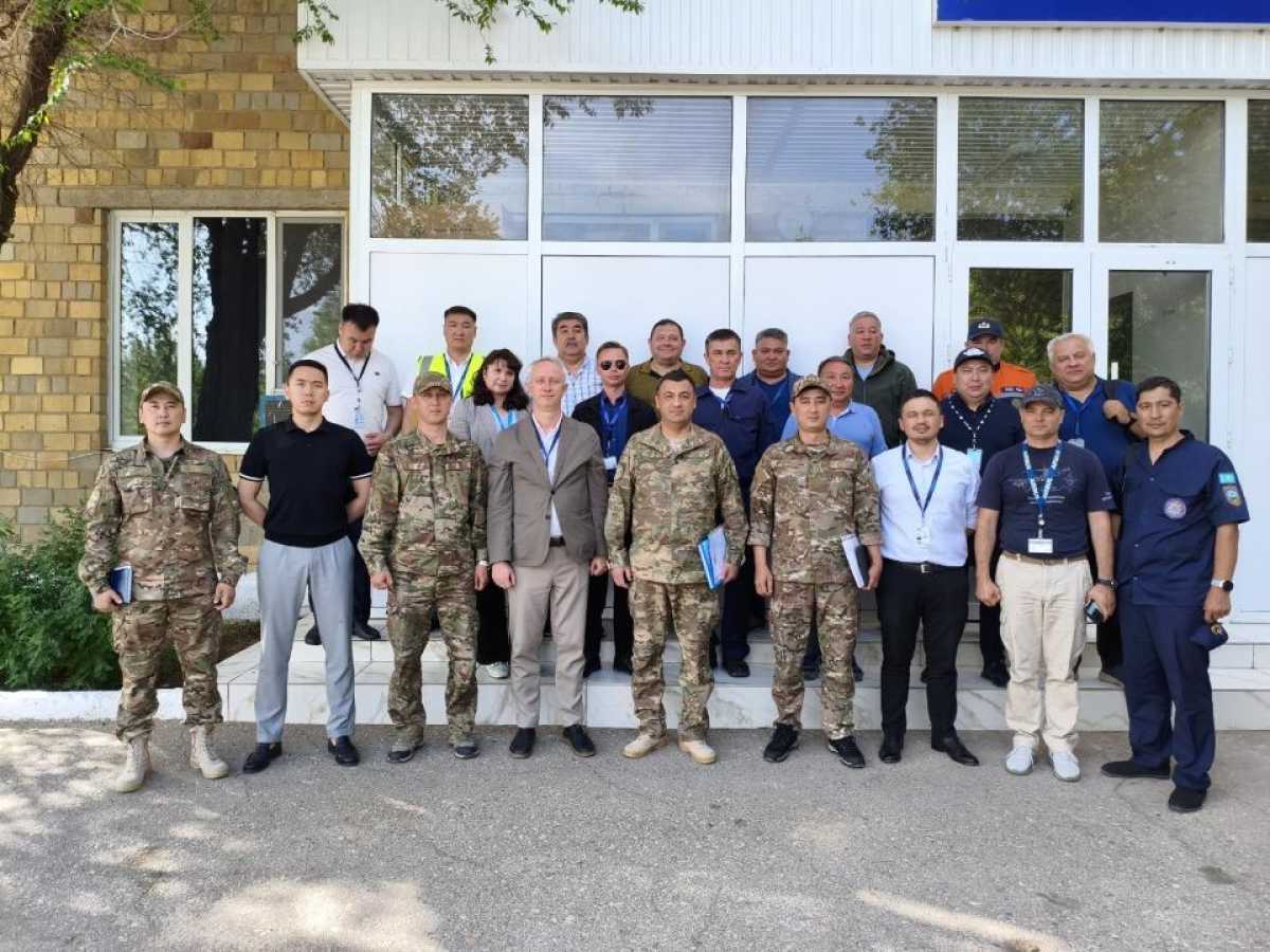 В области Улытау прошли учения по поисково-спасательному обеспечению полетов