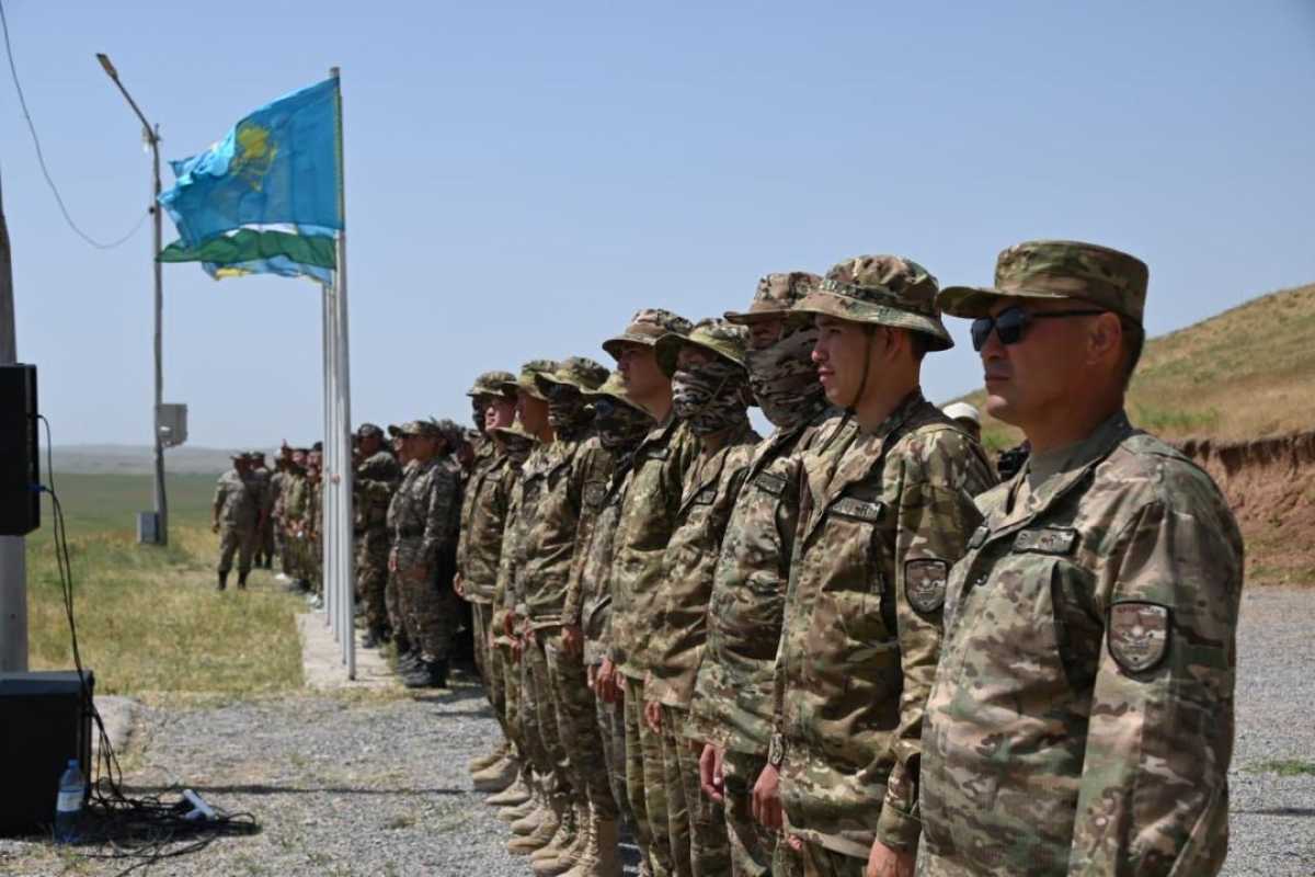 В Шымкенте прошли учебные сборы военнообязанных