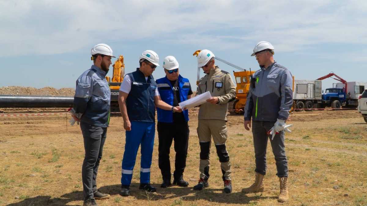 Вице-министр энергетики проинспектировал ход подготовки строительства второй  нитки газопровода «Бейнеу-Бозой-Шымкент»