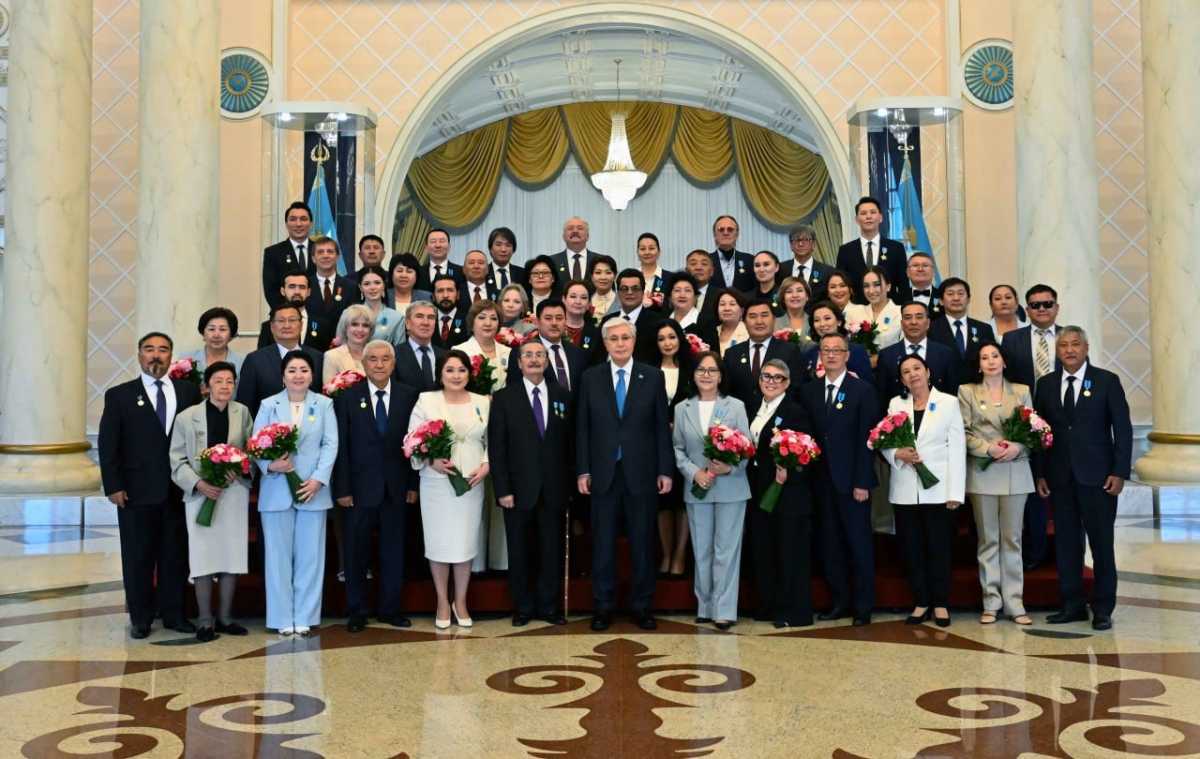 Токаев выступил на церемонии награждения работников культуры и искусства