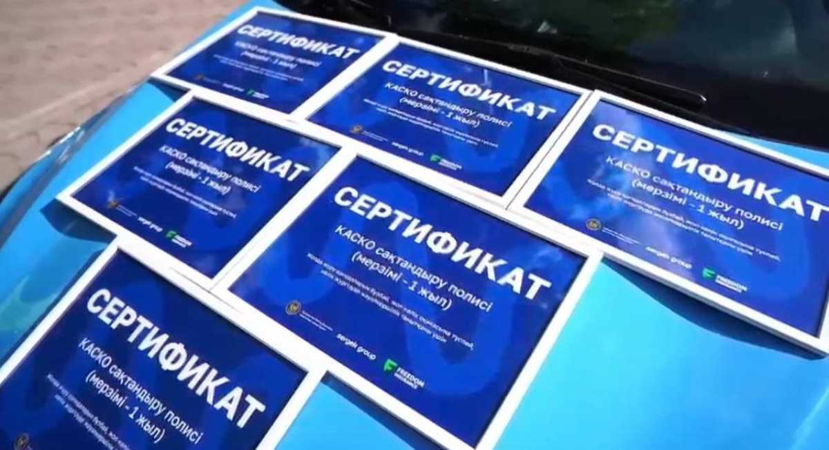 Самых дисциплинированных водителей определили в Шымкенте