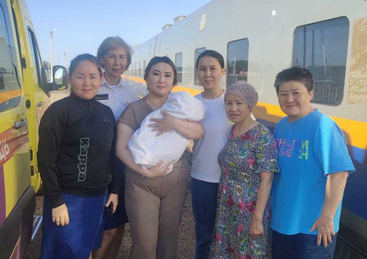 В поезде «Астана–Жезказган» родилась девочка