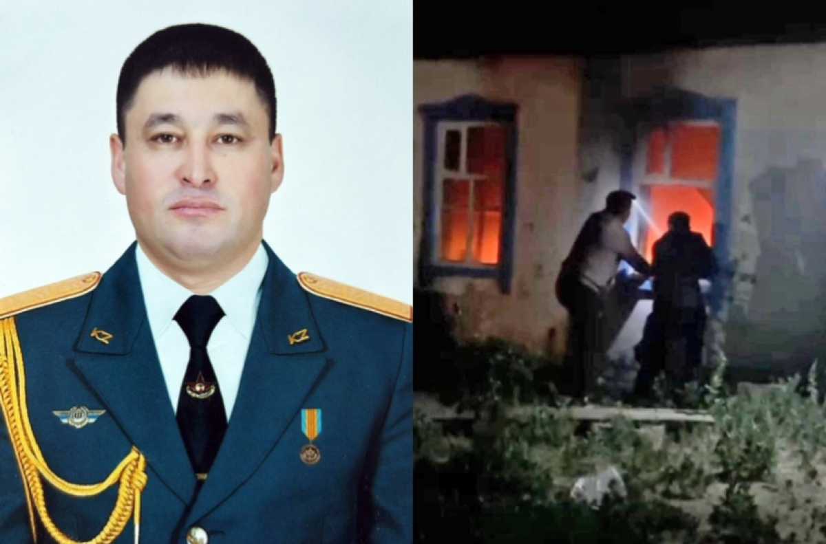 Военнослужащий вынес женщину из горящего дома в Семее