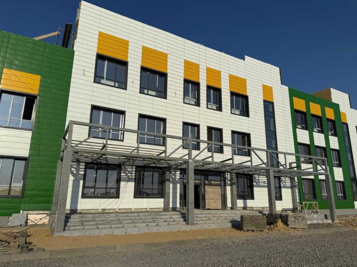 В Жанаозене в новом учебном году откроется школа на 1200 мест в рамках проекта «Школы будущего»
