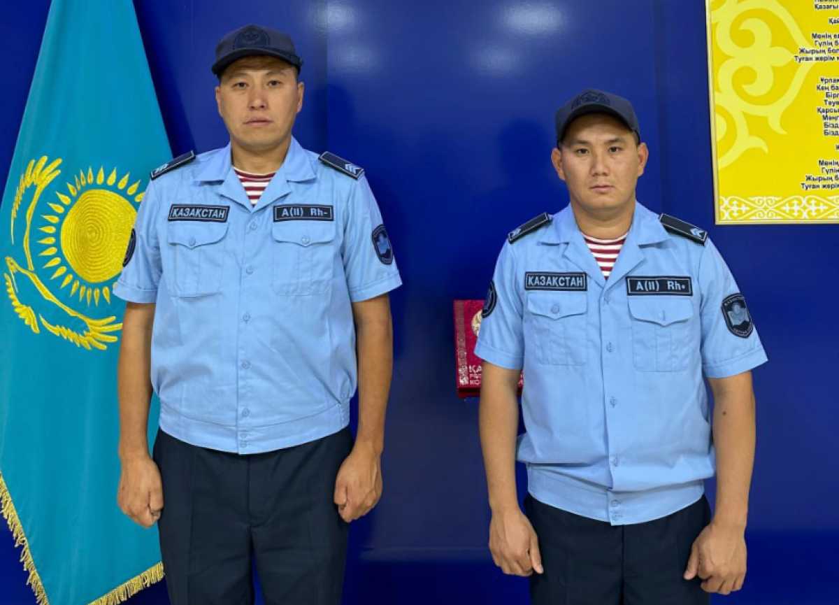 В Кызылорде гвардейцы спасли тонущего в реке мужчину