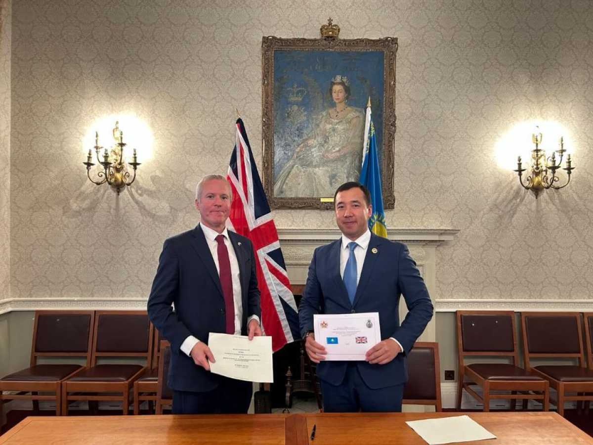 Подписан План Военного сотрудничества между оборонными ведомствами Казахстана и Великобритании