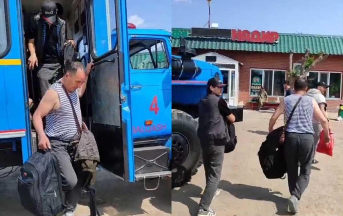 Спасатели эвакуировали 60 иностранцев из неисправного автобуса в Карагандинской области