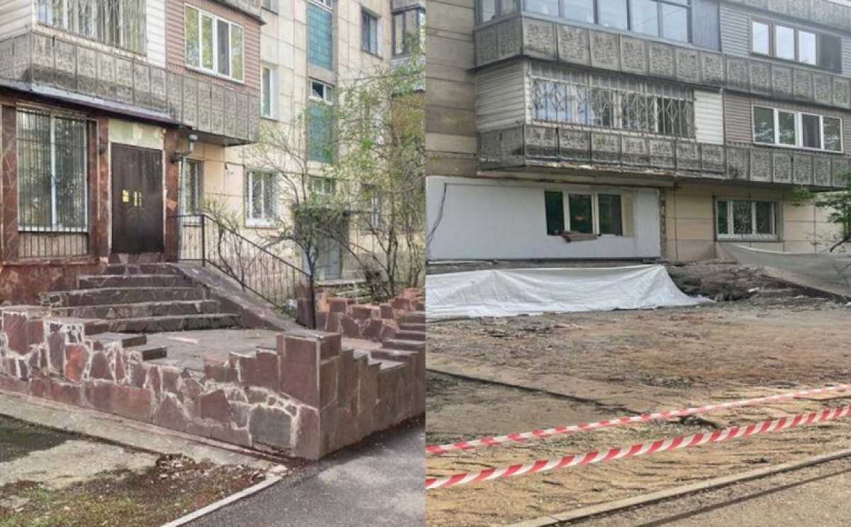 Очередную незаконную пристройку снесли в Алматы