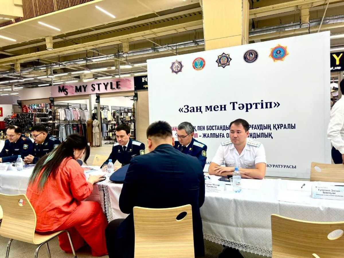 «Закон и Порядок»: открытый прием граждан провели на столичном рынке