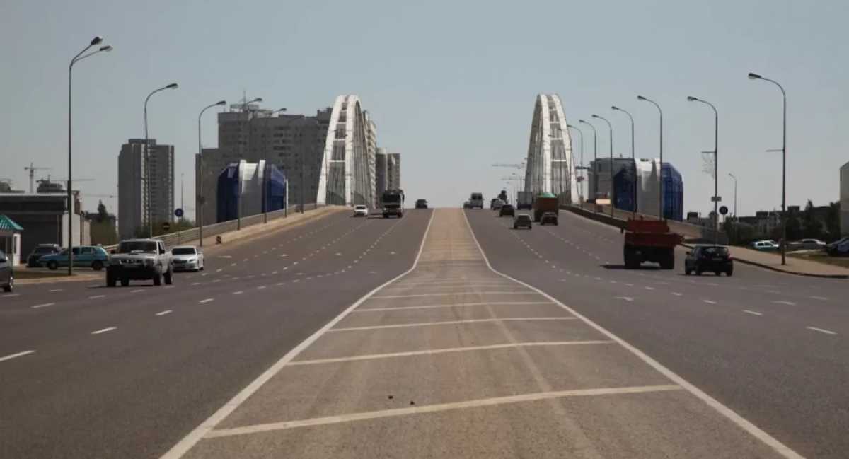 Участок моста Арыс закроют на ремонт в Астане