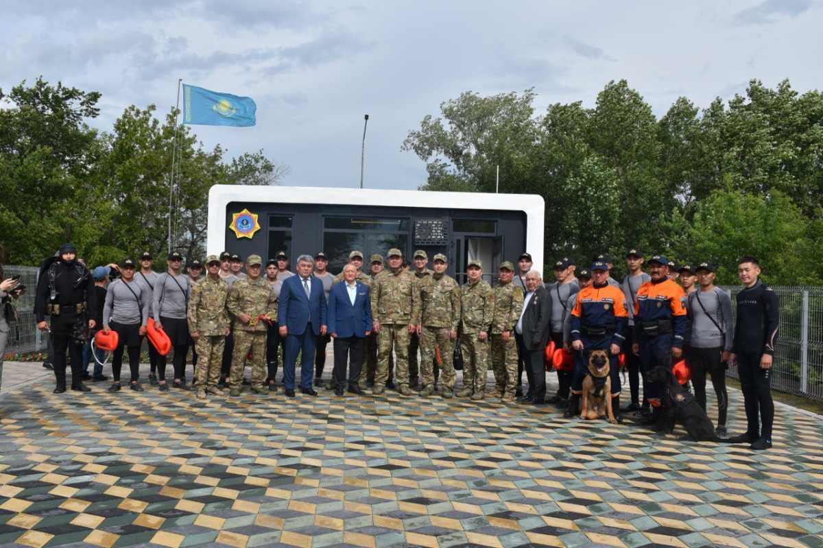 Первую в Казахстане модульную спасательную станцию открыли в Петропавловске